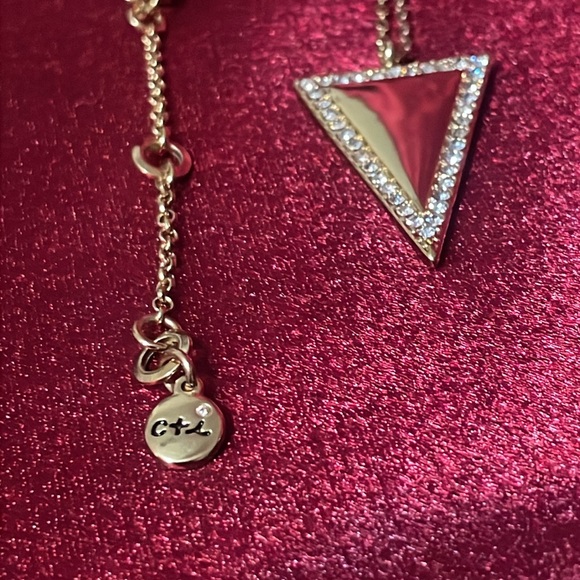 Chloe & Isabel Pave triangle necklace - Picture 4 of 7